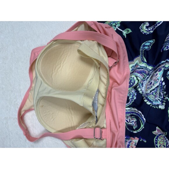 Denim & Co. Beach Paisley Tankini Wide Waistband Skirt - Colors - A375177 Modest - Picture 5 of 6